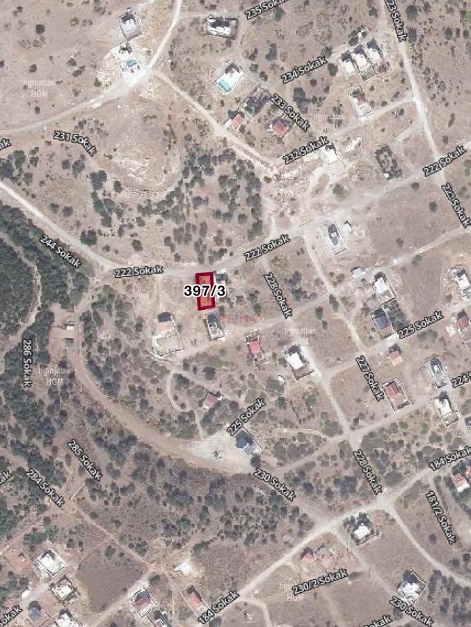 İZMİR DİKİLİ ÇANDARLI'DA VİLLA İMARLI SATILIK ARSA 