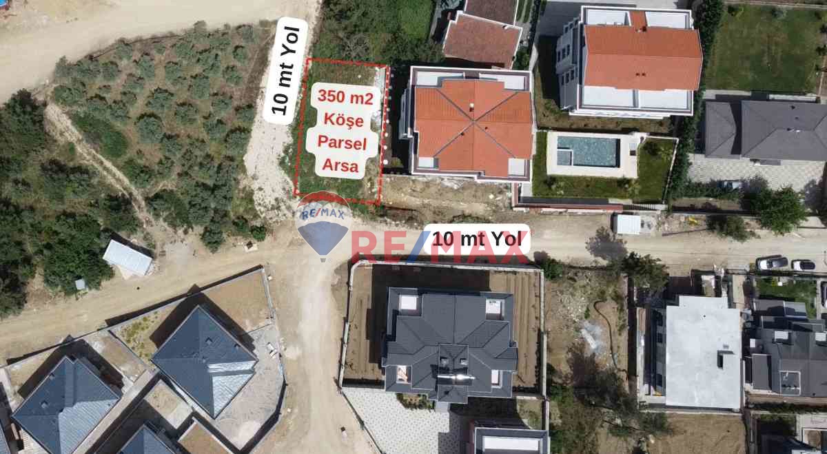 ÇALI GÜMÜŞLÜK’TE 350 M2 VİLLA İMARLI KÖŞE PARSEL ARSA