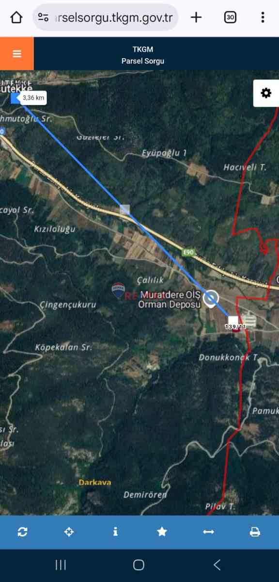 BİLECİK BOZÜYÜK AKSUTEKKE KÖYÜ'NDE YATIRIMLIK (5.818 M²) TARLA