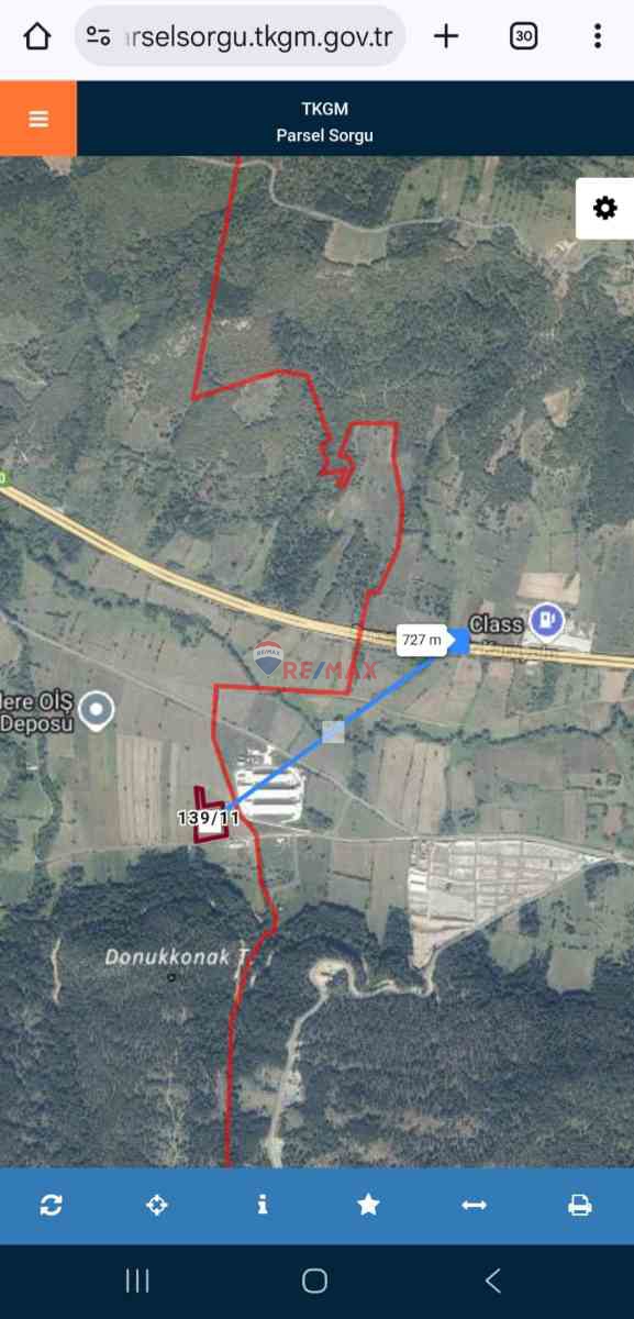 BİLECİK BOZÜYÜK AKSUTEKKE KÖYÜ'NDE YATIRIMLIK (5.818 M²) TARLA