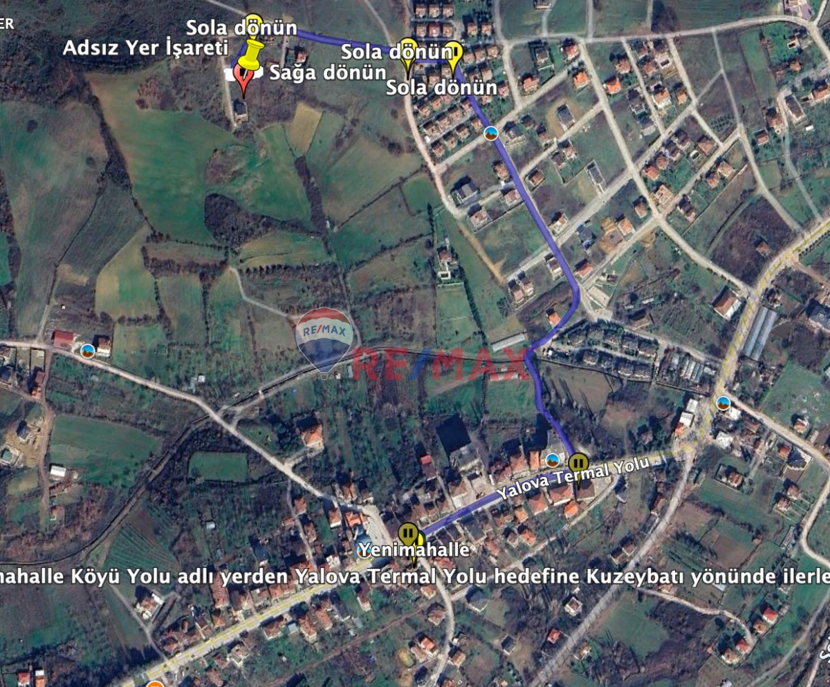 YALOVA TERMAL YENIMAHALLE'DE IMARLI ARSA