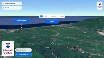 NENELİ'DE DENİZ MANZARALI, EV YAPIMINA UYGUN 5.692 M² BAHÇE
