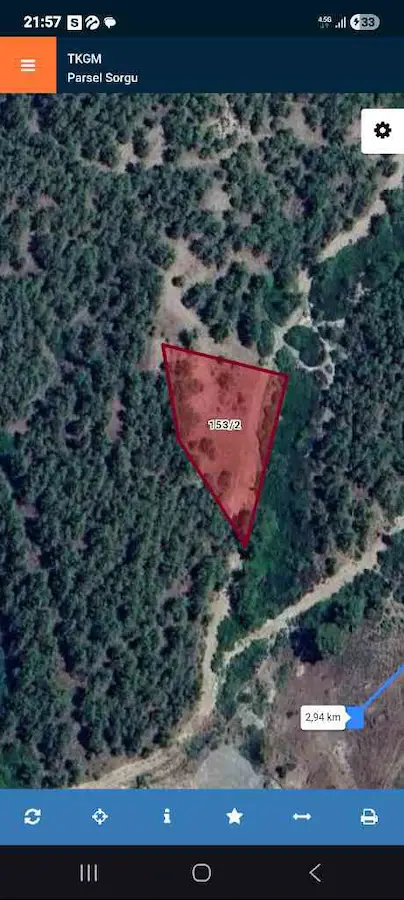 KAŞ ORTABAĞ'DA SATILIK TARLA
