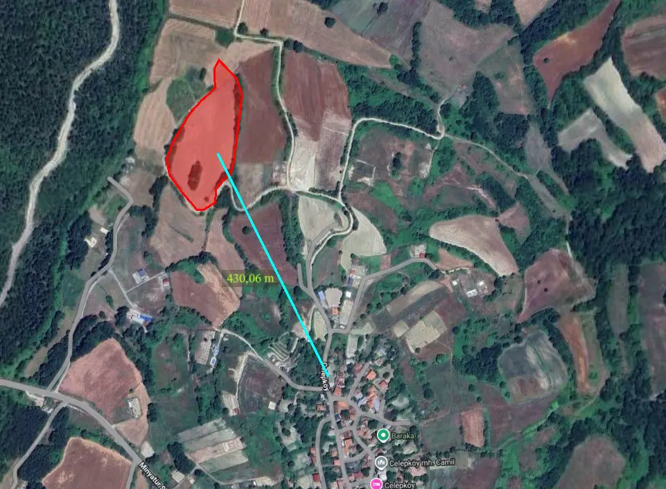 ÇATALCA CELEPKÖYDE MERKEZE SADECE 500 METRE | 4.888 M² HİSSE