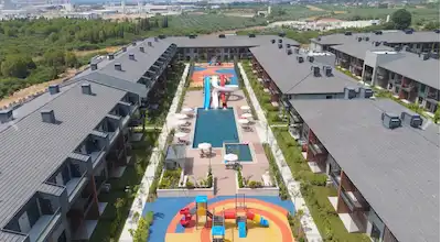ANTALYA DÖŞEMEALTI SUN CİTY 1 PROJESİNDE 1+1 BAHÇE KATI