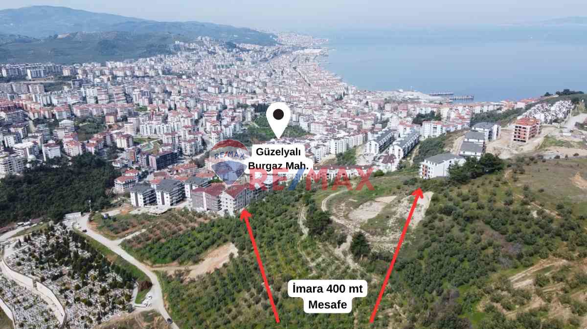 MUDANYA GÜZELYALI BURGAZ İMARA YAKIN 9785 M2 TEK TAPU ZEYTİNLİK