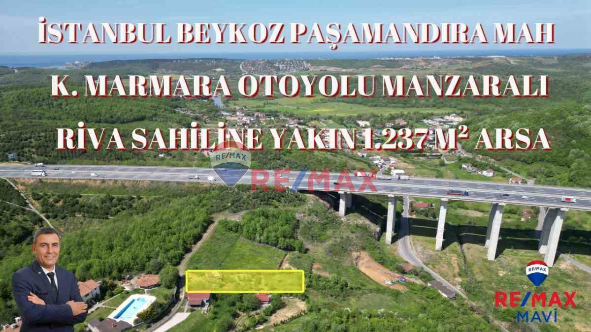 REMAX MAVİDEN RİVA SAHİLİNE YAKIN K.MARMARA OTOYOLU MANZARALI İMARLI ARSA