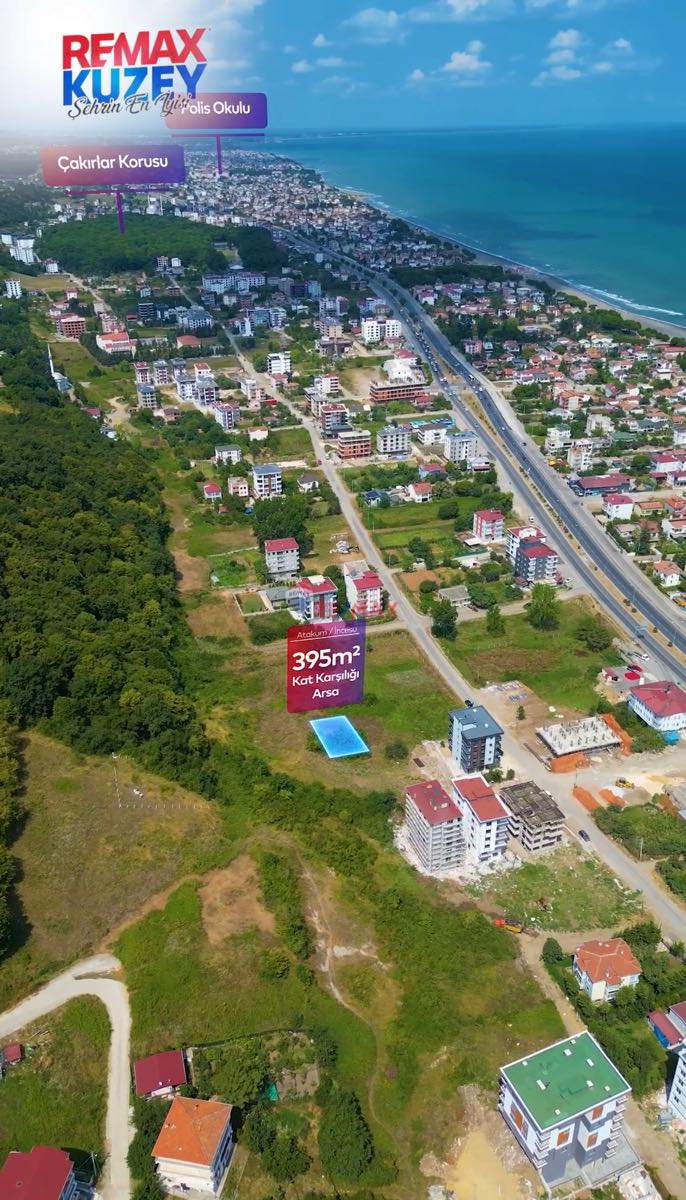 ATAKUM İNCESUDA KAT KARŞILIĞI KÖŞE PARSEL ARSA