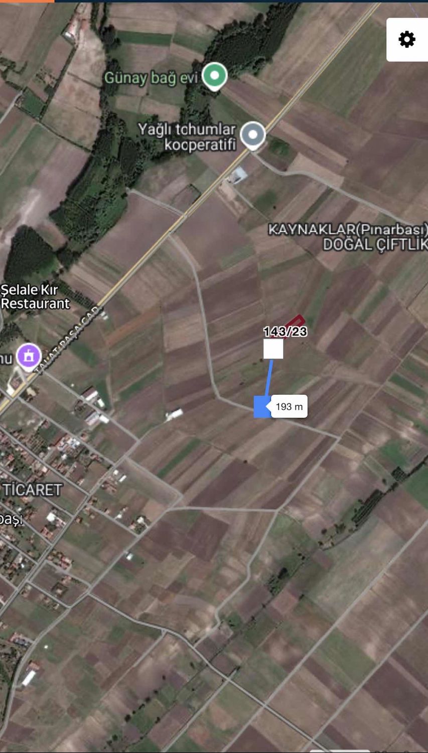 ERGENE PINARBAŞI YATIRIMLIK KÖYE 700 M 2970 M2 SATILIK TARLA