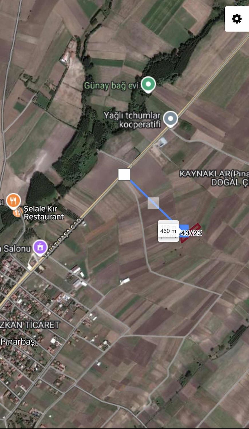 ERGENE PINARBAŞI YATIRIMLIK KÖYE 700 M 2970 M2 SATILIK TARLA