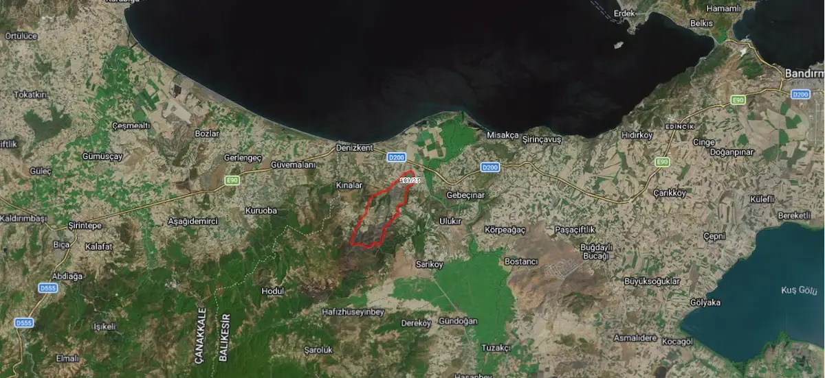 DENIZE 4 KM MESAFEDE | GÖNEN TURPLU’DA 2.700 M² HOBI VE TARIM ARAZISI