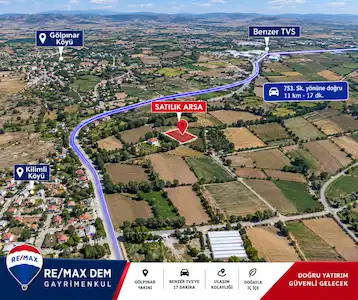 REMAX DEM'DEN ERZİNCANA 10 KM UZAKLIKTA SULU TARLA