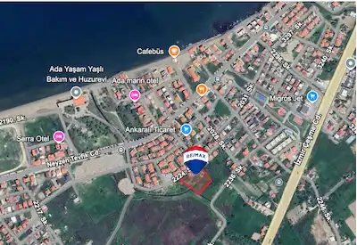 URLA ATATÜRK MAHALLESI | DENIZE 300 M | 3.697 M² | 0.25 / 0.50 İMARLI YATIRIM ARSASI