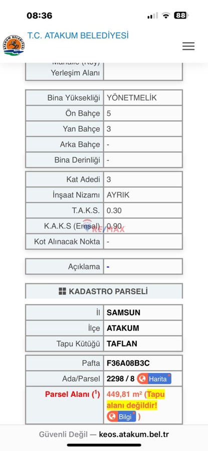 ASUMAN MÜTEVELLİOĞLU’NDAN TAFLAN’DA SATILIK FUL DENİZ MANZARALI ARSA