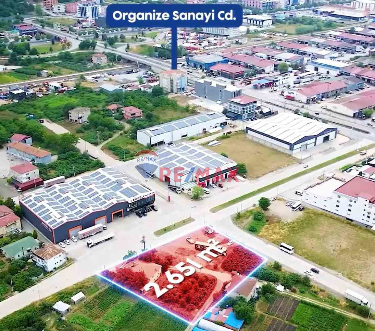 KİRAZLIK ORGANİZE SANAYİ GİRİŞİNE YAKIN SATILIK KÖŞE PARSEL