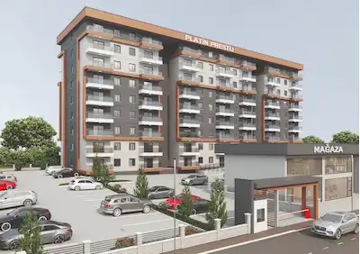 ESENBOĞA MERKEZ’DE GÜNEY-DOĞU CEPHELİ 1+1 | BALKONLU | YERDEN ISITMALI | İNŞA HALİNDE SATILIK DAIRE