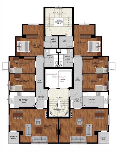 GÖZTEPE PRF. CEVAT MEMDÜH ALTAR  SOKAKTA 3+1 88 M2 NET SATILIK DAİRE 2