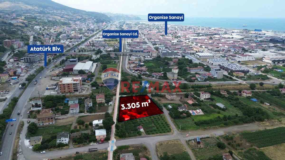 KİRAZLIKTA ANA YOLA 100 METRE MESAFEDE SATILIK TİCARİ İMARLI ARSA