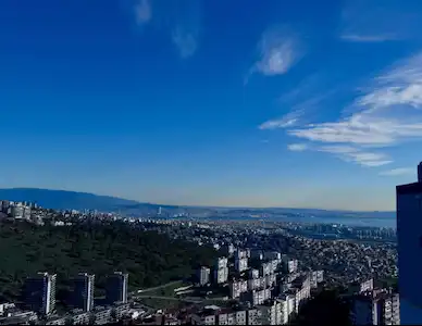 EGEKENT İZKENT'TE DENİZ MANZARALI 3+1 SATILIK DAİRE 