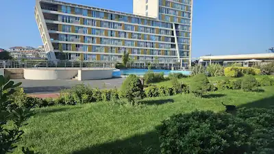 EVORA PARK HAVUZ PEYZAJ MANZARALI 2+1 BAHÇE KATI BAKIMLI DAİRE