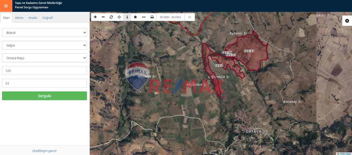 REMAX ERDAL TURAN'DAN YOLU SUYU MEVCUT 3514 M2 MANZARAYA HAKİM