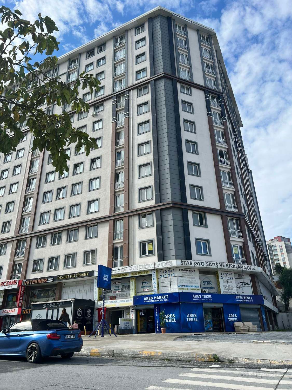  RÜYA YAŞAM EVLERINDE KIRALIK ÇIFT CEPHE BÜYÜK M2 DÜKKAN