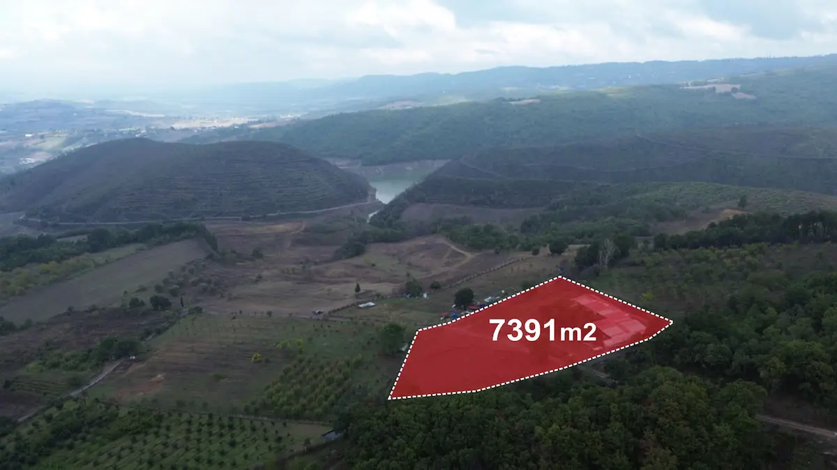 REMAX KANYON'DAN AKÇAT'TA 7391 M2 RESMI YOLA CEPHELI TARLA