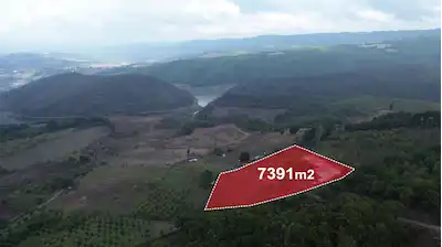 REMAX KANYON'DAN AKÇAT'TA 7391 M2 RESMI YOLA CEPHELI TARLA