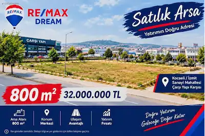 ÇARŞI YAPI BÖLGESİ FIRSAT 800M² SATILIK ARSA