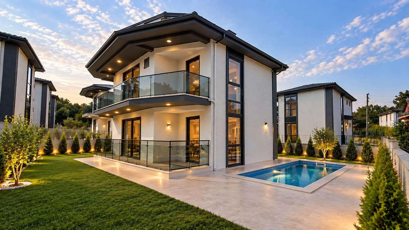 KARTEPE SARIMEŞE 4+1 HAVUZLU SİTE İÇİ MÜSTAKİL VİLLA