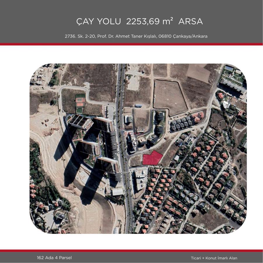 ÇAYYOLU'NDA 2253,69 m² TICARI/KONUT'A UYGUN ARSA