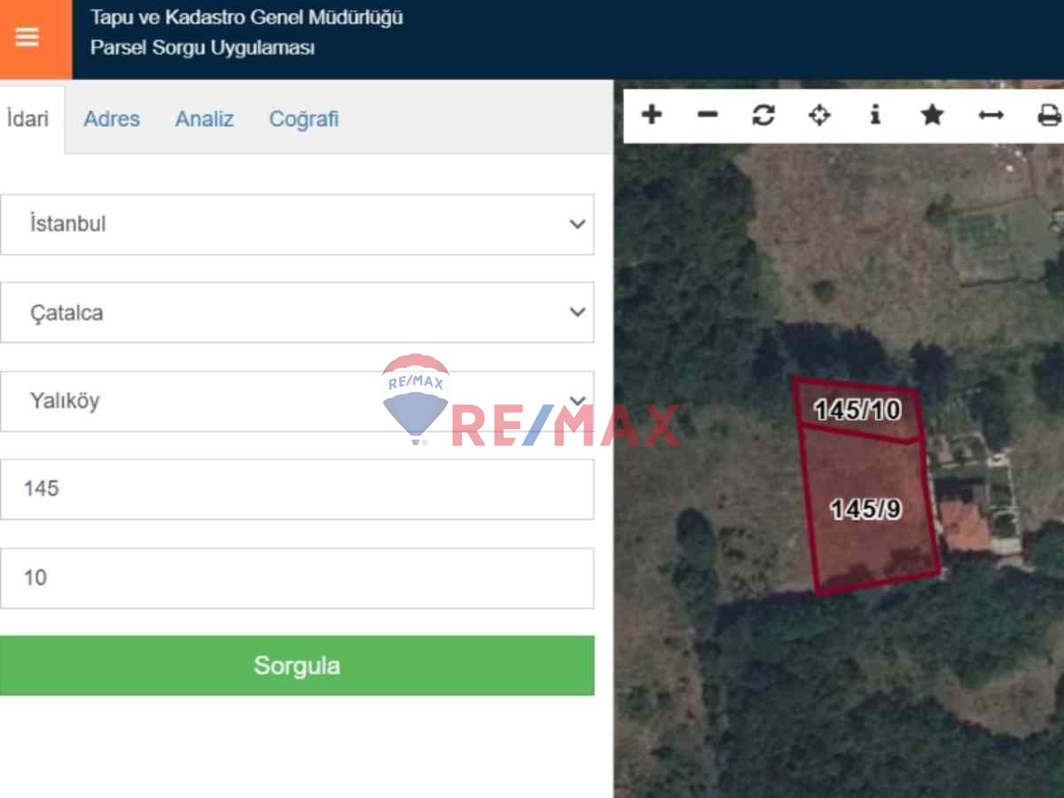 ÇATALCA YALIKÖY'DE ***1.461 M2*** SATILIK MÜSTAKİL 2 PARSEL
