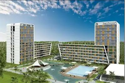 TEKNİK YAPI EVORA PARK SİTESİNDE SATILIK 1+1 