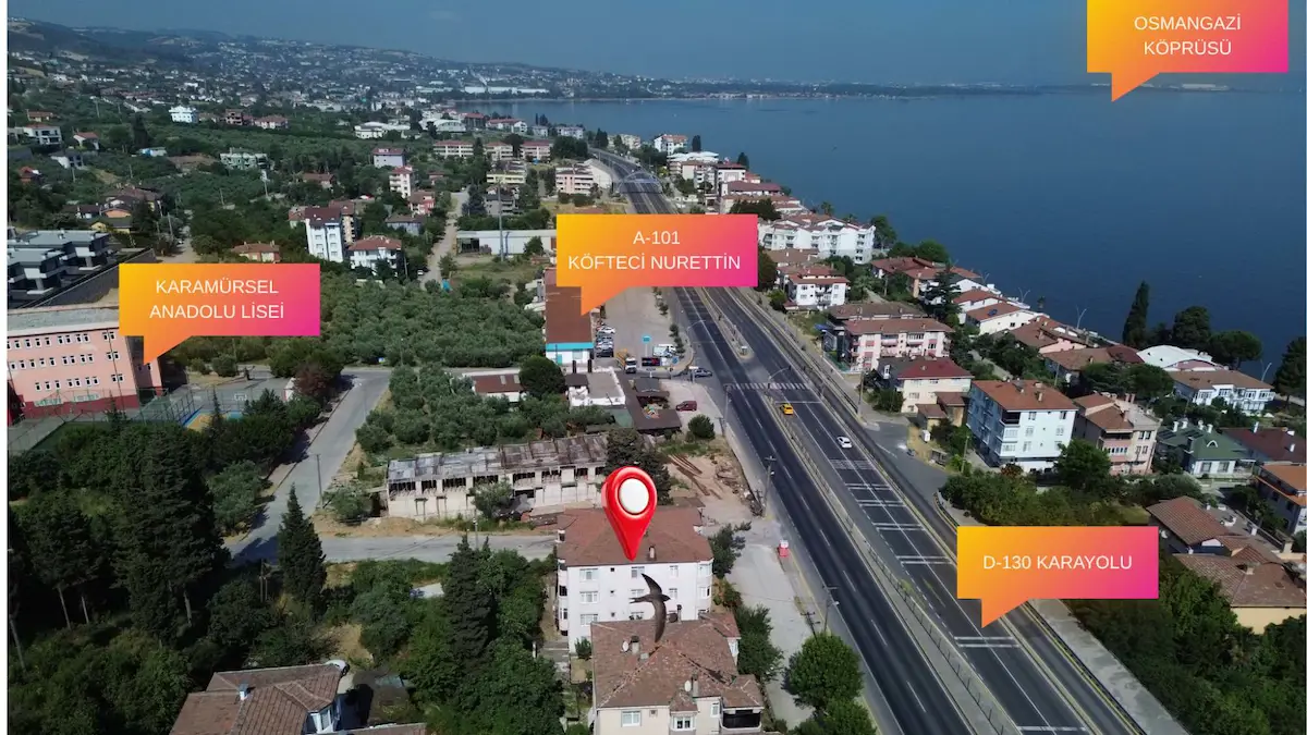 REMAX KANYON'DAN DENIZ MANZARALI EŞYALI ARA KAT 3+1 DAIRE.