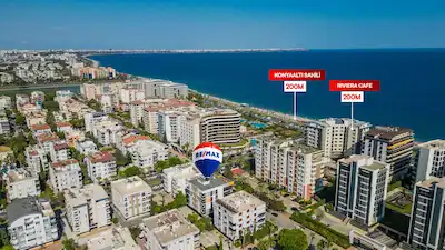 KONYAALTI LİMANDA PLAJA YAKIN 3+1 KONFORLU YAŞAM