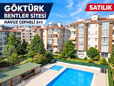 HÜSEYİN KURAN’DAN GÖKTÜRK BENTLER SİTESİ’NDE HAVUZ CEPHELİ, 220 M² LÜKS 3+1 SATILIK