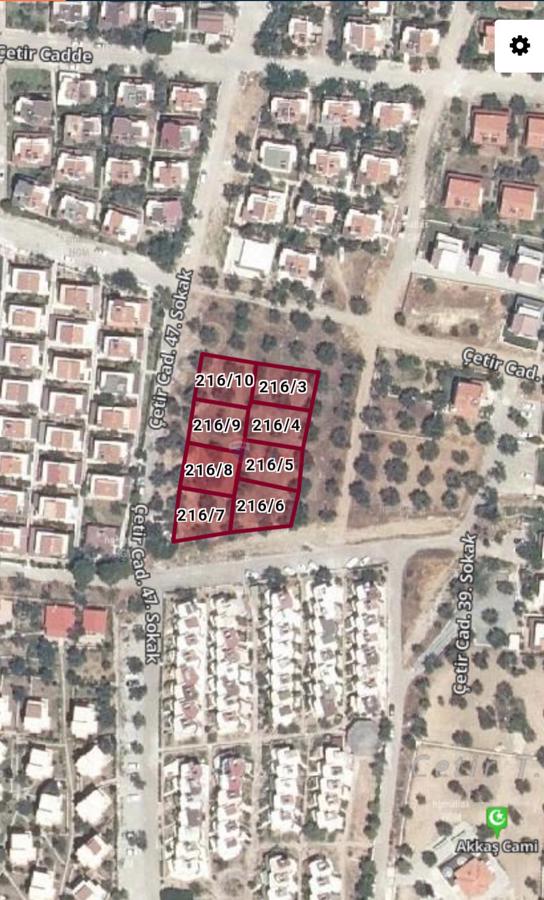 BALIKESİR GÖMEÇ KARAAĞAÇ'TA 8 PARSEL SATILIK ARSA 