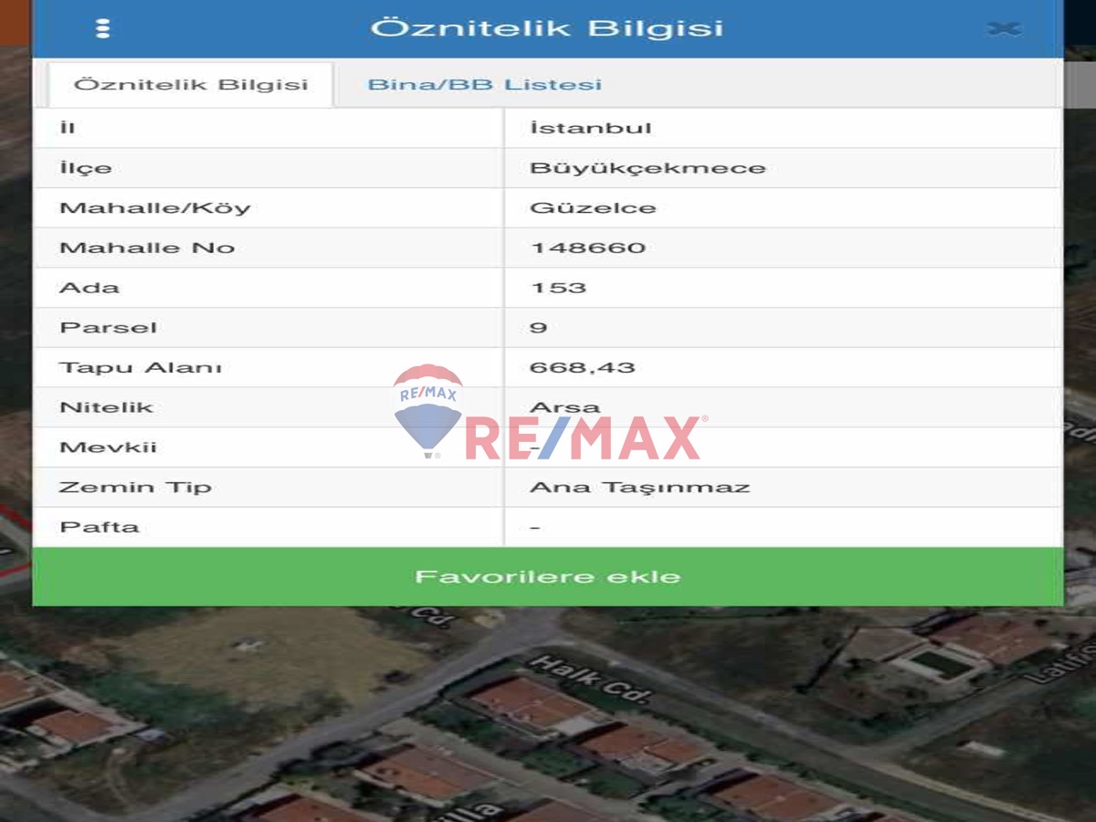 BÜYÜKÇEKMECE GÜZELCEDE CADDE ÜZERİ KONUMLU DENİZ MANZARALI ARSA