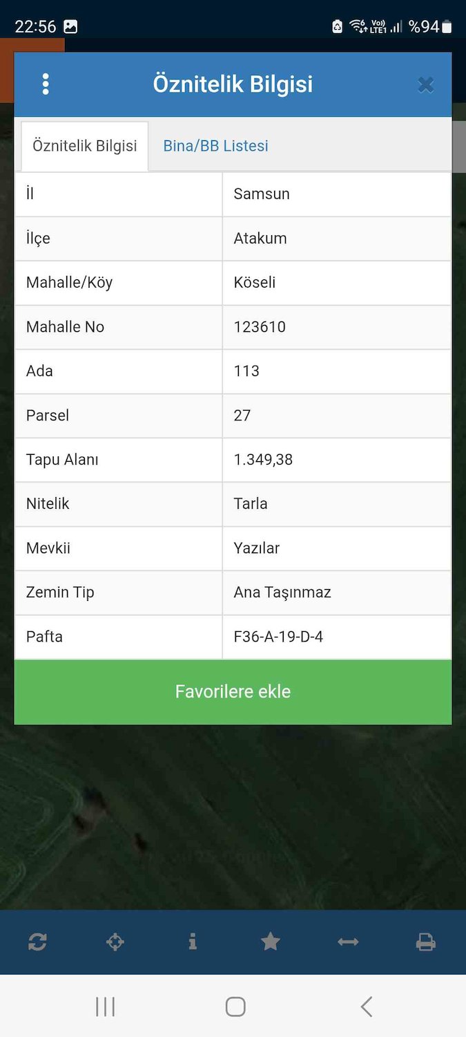REMAX SEVCAN GÜRLEVİKTEN ATAKUM DA SATILIK FIRSAT TARLA