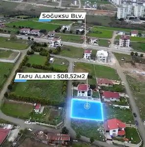 ATAKUM BÜYÜKOYUMCA’DA DENİZ MANZARALI VİLLALIK ARSA
