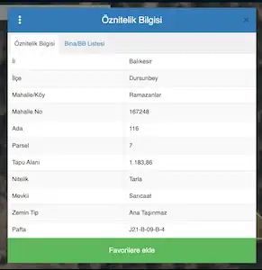 REMAX PRO YUNUS SERIN'DEN BALIKESIR RAMAZANLAR KÖYÜNDE SATILIK TARLA