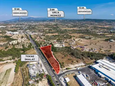 URLA ESKİ İZMİR-ÇEŞME YOLU ÜZERİ 2.000 M² KİRALIK TİCARİ ALAN