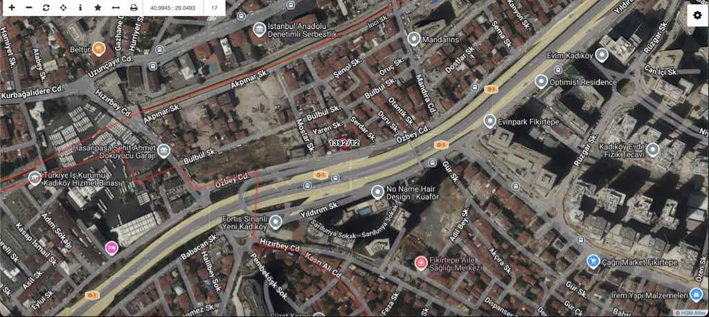 FİKİRTEPE CADDE ÜZERİNDE KENTSEL DÖNÜŞÜM BÖLGESİNDE SATILIK ARSA
