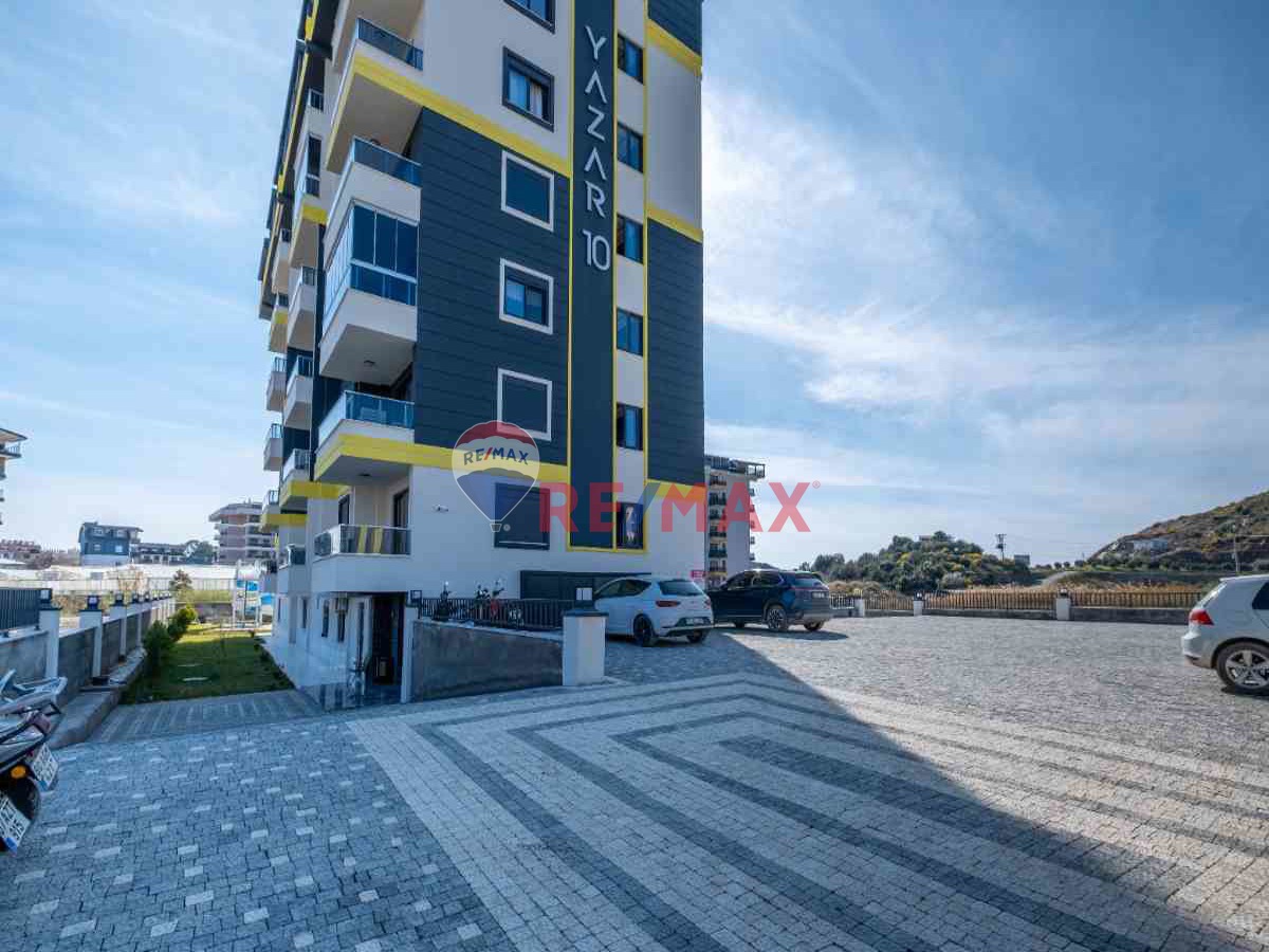 GAZIPAŞA PAZARCI'DA 1+1 SATILIK DAIRE YAZAR10 RESIDENCE