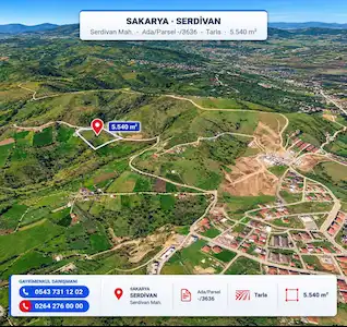SERDİVAN KEMALPAŞA DA YOLA CEPHELİ SATILIK TARLA