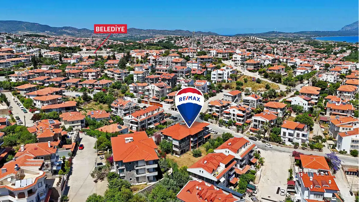 DATÇA MERKEZDE KİRALIK 2+1 FULL EŞYALI DENİZ MANZARALI DAİRE