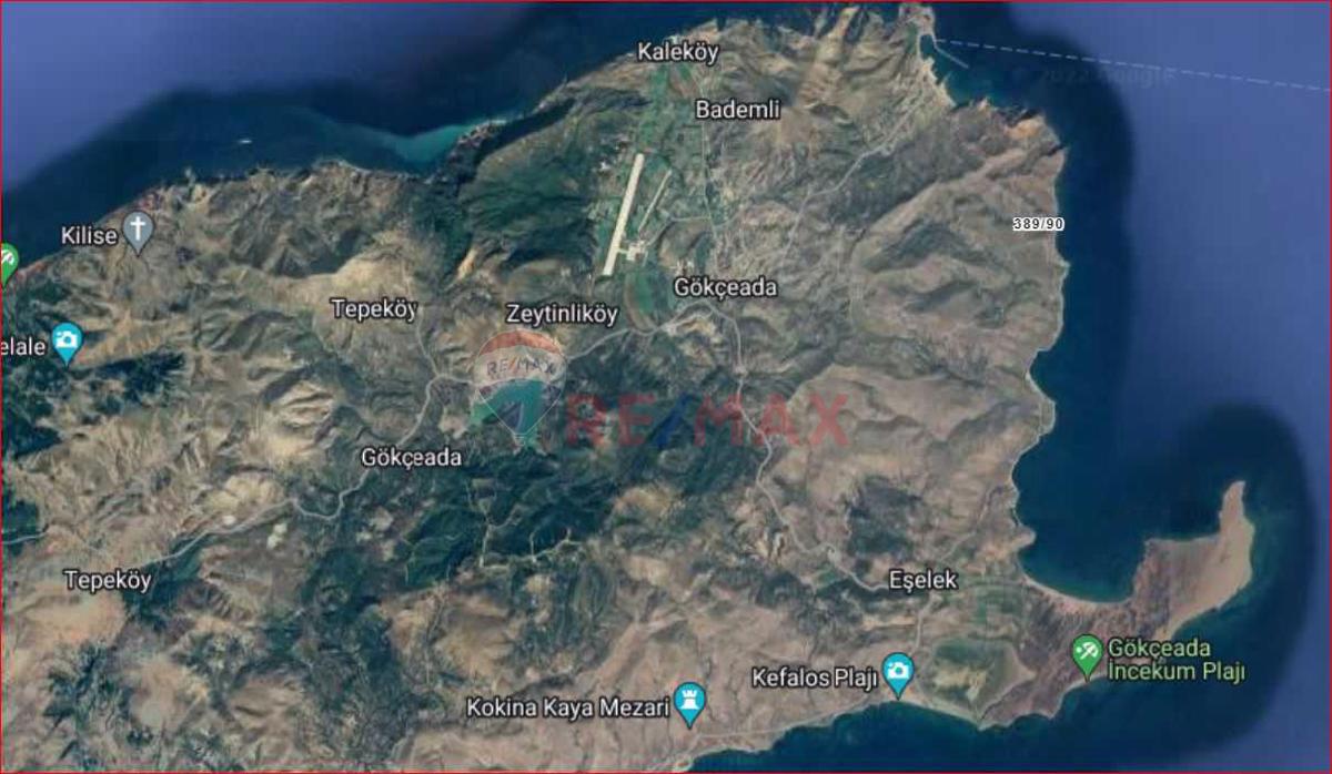 FIRSAT; ÇANAKKALE'DE GÖKÇEADA'DA YATIRIMLIK TARLA 