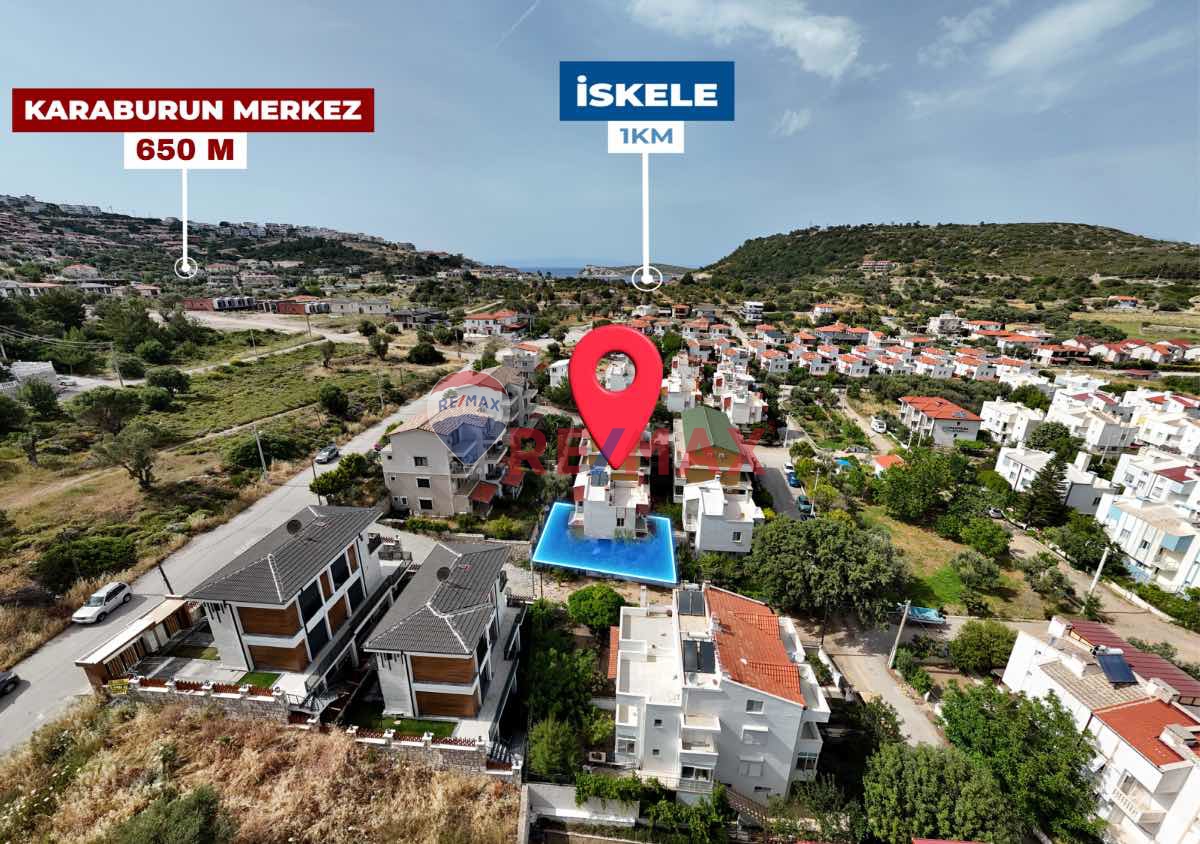 AKVARYUM SİTESİNDE BAHÇELİ TAM MÜSTAKİL VİLLA