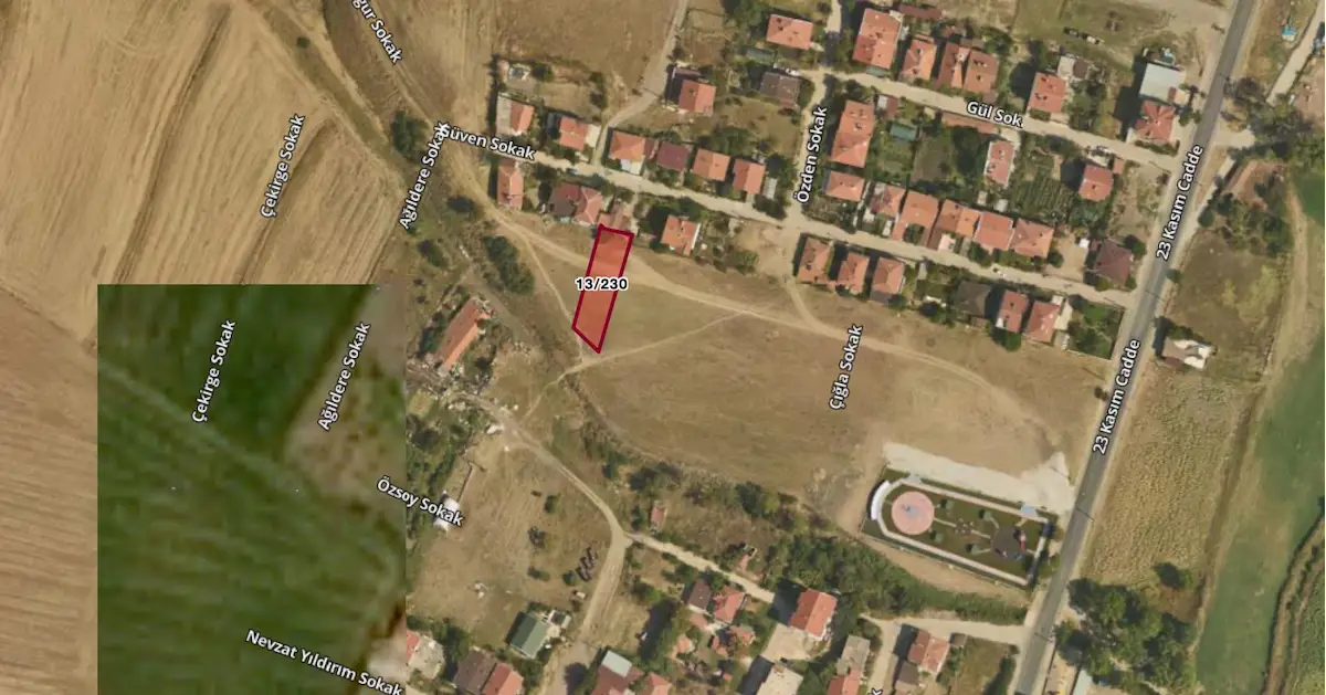 EDİRNE HAVSA'DA MERKEZE ÇOK YAKIN VİLLA İMARLI ARSA 