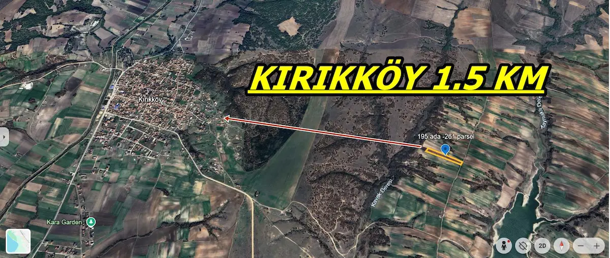 KIRIKKÖY MERKEZİNDE 7 DÖNÜM YATIRIMLIK TARLA 2